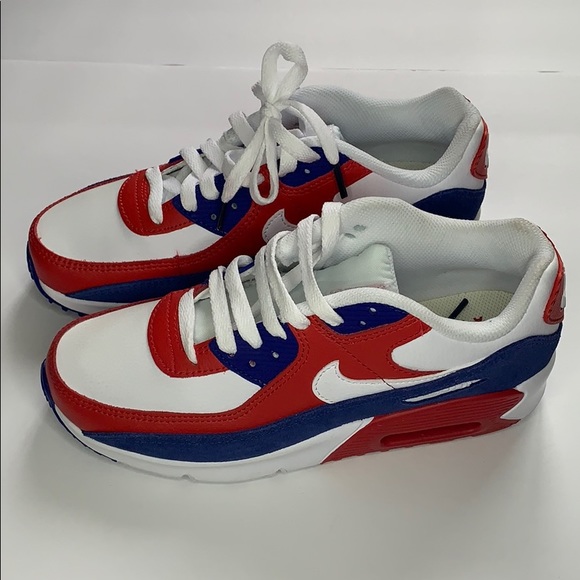 Nike Shoes | Nike Air Max 9 Redwhiteblue Sneakers 4y | Poshmark